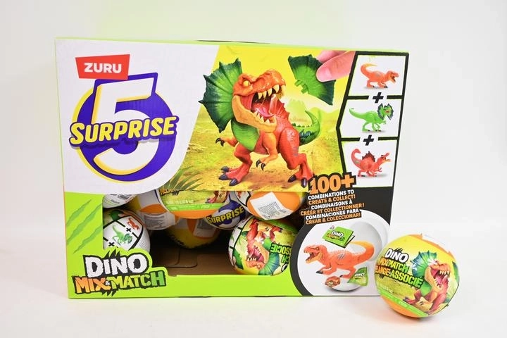 ZURU 5 Surprise Dino Mix and Match overraskelseskugle