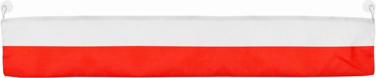 Polsk nationalflag med sugekopper til glas