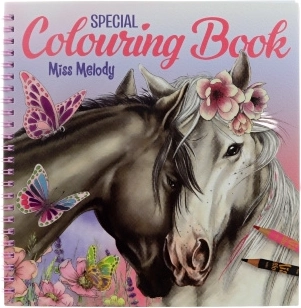 Malebog med hest