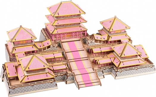 Woodcraft træ 3D-puslespil Epang Palace