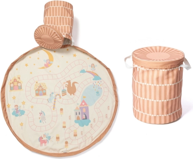 Play&Go Soo legetøjskurv med legetæppe Fairyworld