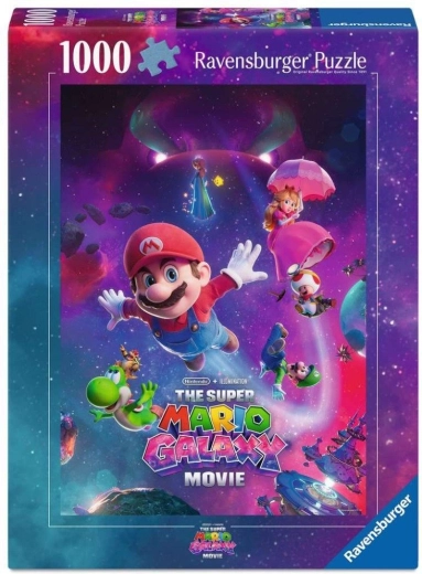 Ravensburger puslespil Super Mario – galaktisk film, 1000 brikker
