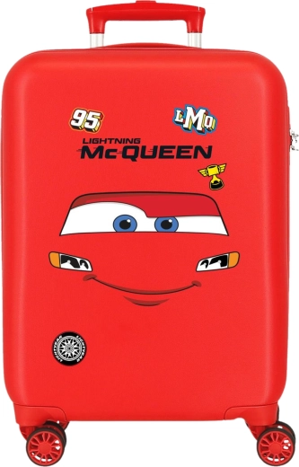 Børnekuffert med hård skal Cars Lynet McQueen rød 50 cm 33 l