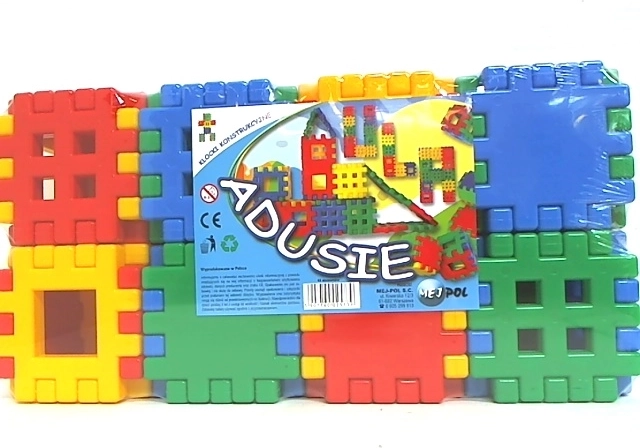 Adusie bløde oppustelige byggeklodser 48 stk.