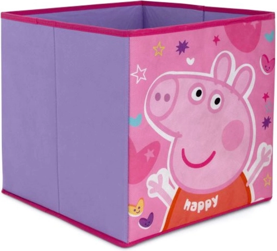 Opbevaringskasse til legetøj Peppa Pig 31 × 31 × 31 cm
