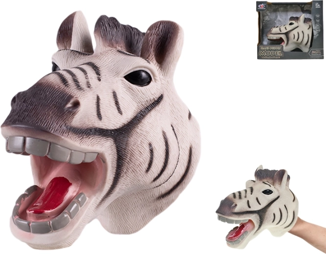 Hånddukke zebra 18 cm