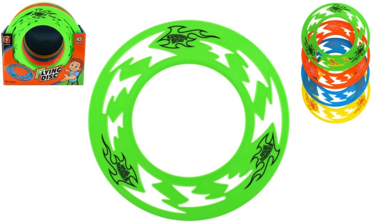 Flyvering i plast 25 cm – let frisbee-ring til udendørs sjov