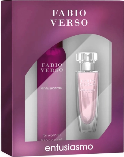 Gavesæt til kvinder BI-ES Fabio Verso Entusiasmo – parfumeret vand 50 ml + deodorant 150 ml