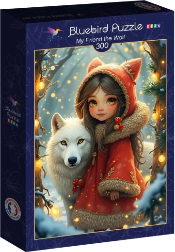 Puzzle Bluebird min ven ulv 300 brikker