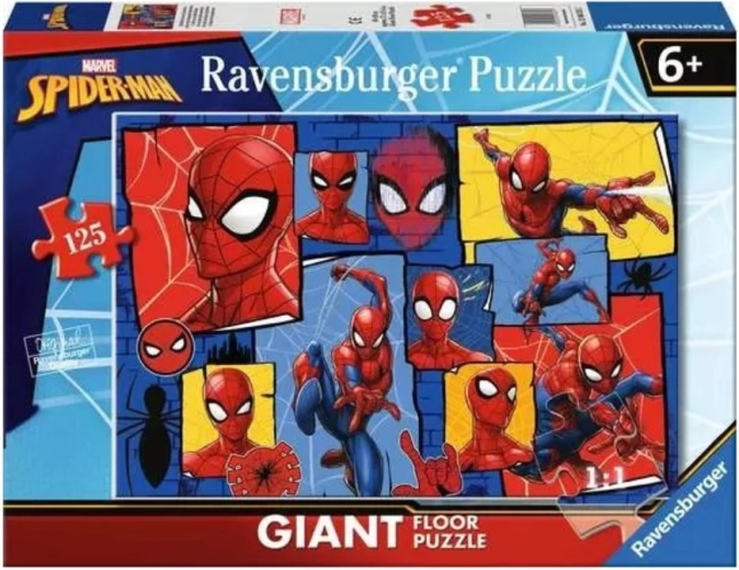 Ravensburger kæmpe gulvpuzzle Spiderman 125 brikker