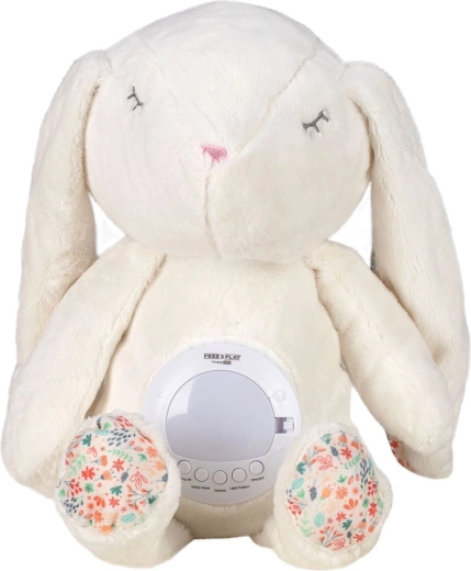 FreeON Free2Play indsovningsbamse med musik og lysprojektion Rabbit Lisa