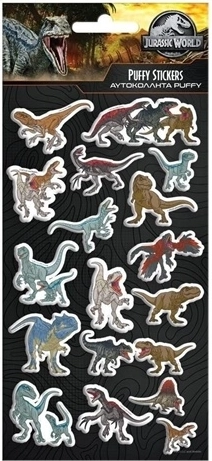 Prægede klistermærker Jurassic