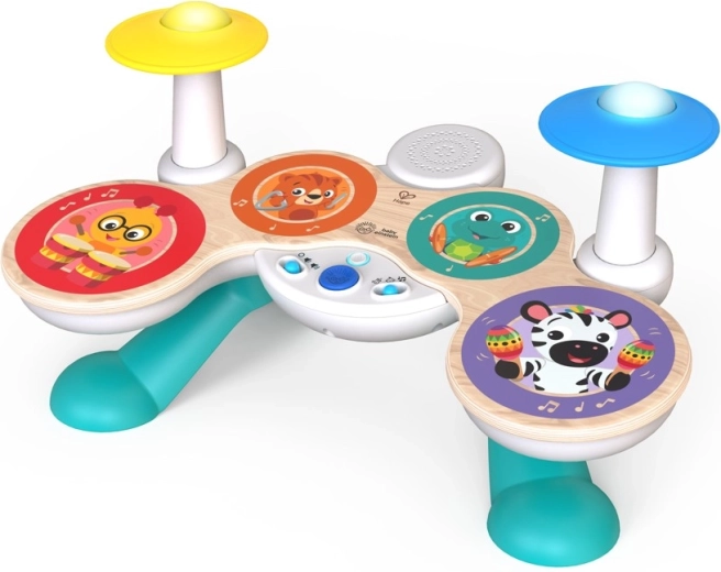 Baby Einstein x Hape interaktive trommer Together in Tune Magic Touch til børn fra 12 måneder