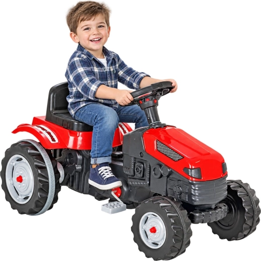 Pedaltraktor Jamara Strong Bull rød