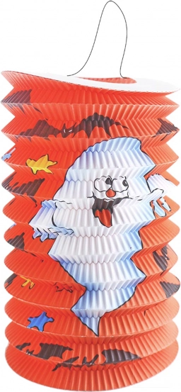 Halloween-lampion med spøgelse 15 cm