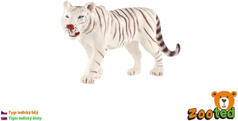 Figur af en hvid indisk tiger