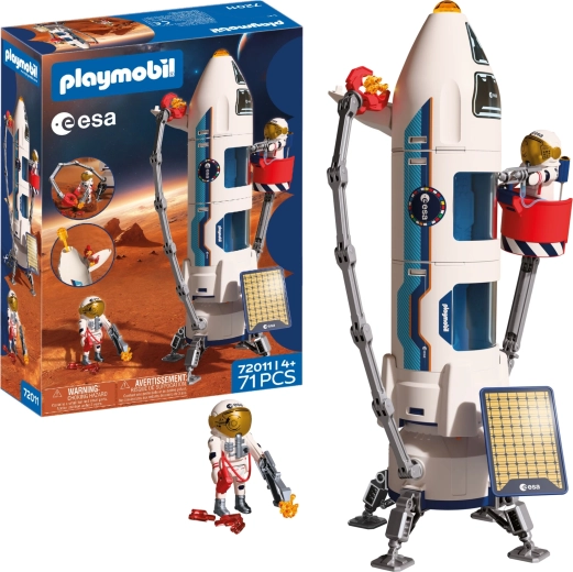 Playmobil ESA forskningsraket til Mars med astronauter og tilbehør, 71 dele