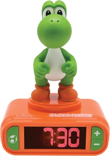 Lexibook vækkeur Super Mario med Yoshi-figur og lyde