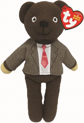 Ty Mr. Bean plysjbjørn Teddy med jakke og slips 20 cm - 1 stk.