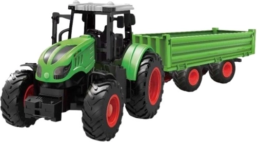 Radiostyret traktor med anhænger
