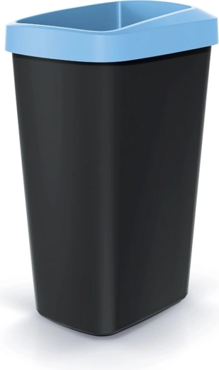 Affaldsspand 45 l med lyseblåt stel COMPACTA Q