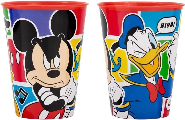 Plastikkrus Mickey - 1 stk.