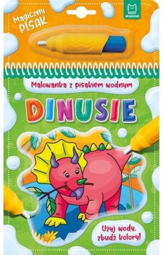 Malebog med vandpen – Dinosaurer