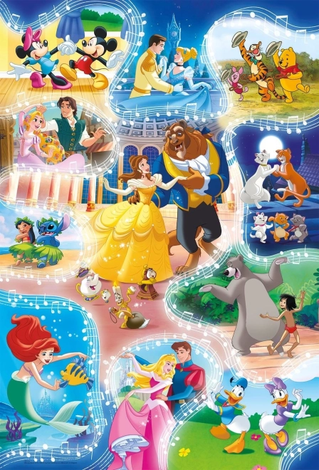 CLEMENTONI Puslespil Disney: Tid til dans MAXI 24 brikker