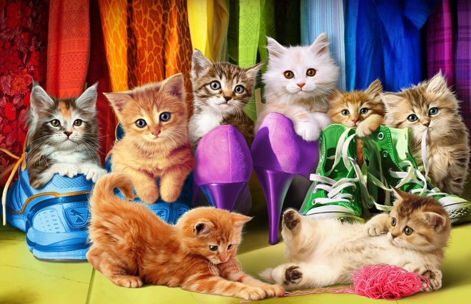 Puzzle EUROGRAPHICS Kattestolthed 1000 brikker