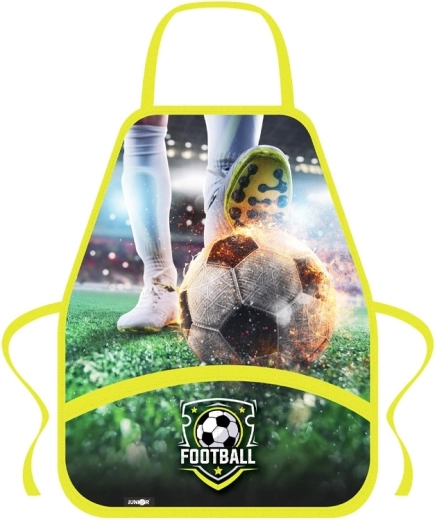Børneforklæde til billedkunst Fodbold - 1 stk.