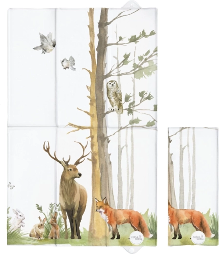 Ceba Baby rejse pusleunderlag Basic Woodland 60 × 40 cm