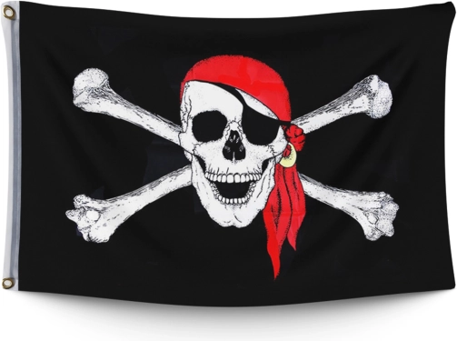 Piratflag 90x150 cm