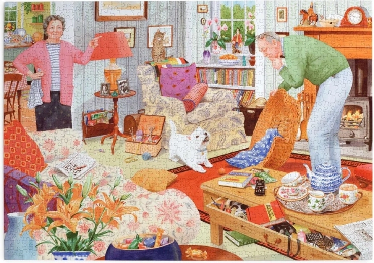 Puzzle House of Puzzles Mysteriet om de forsvundne briller, 1000 brikker