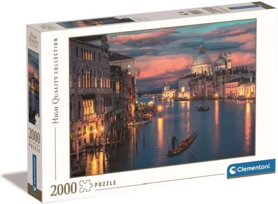 Clementoni-puslespil med 2000 brikker High Quality Collection Det storslåede Canal Grande
