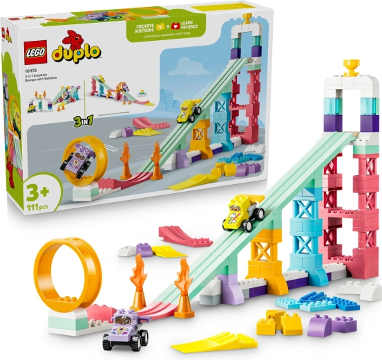 LEGO DUPLO Kreative ramper 3 i 1 med køretøjer