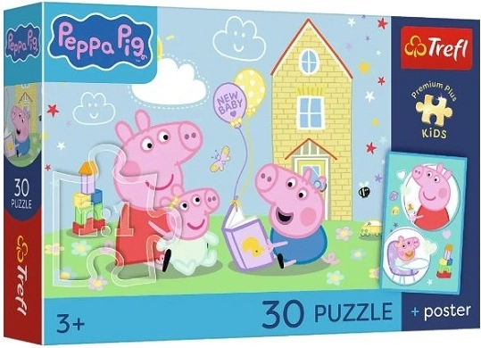 Børnepuslespil Premium Plus Kids Gurli Gris – Gurli har en plan (30 brikker)