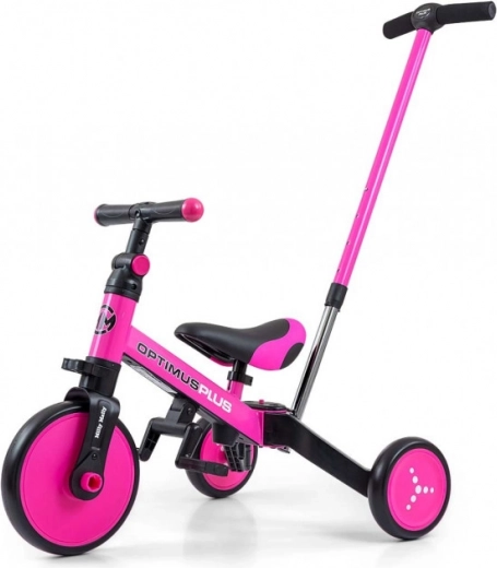 Børne løbecykel 4-i-1 Optimus Plus pink
