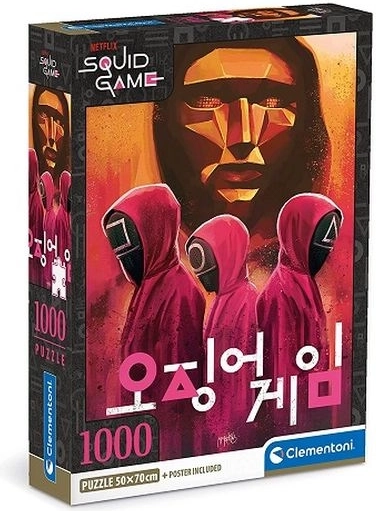 Clementoni Compact puslespil Netflix Squid Game 1000 brikker