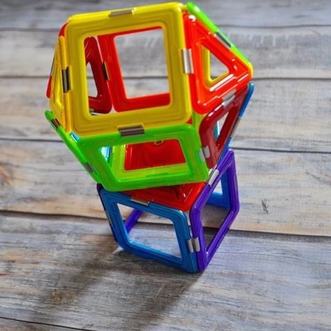 GeoSmart lærerig magnetisk byggesæt - 100 dele