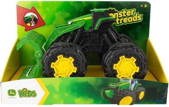 Tomy John Deere monstertraktor med læsser