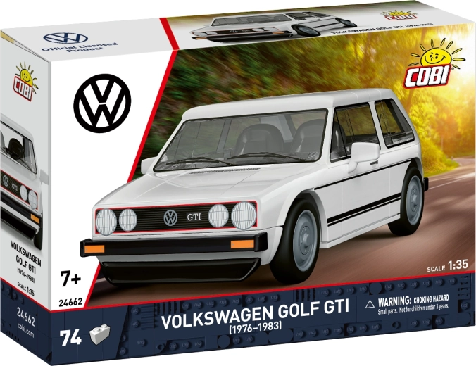 Cobi Volkswagen Golf GTI 1976–1983 byggesæt 1:35 (74 dele)