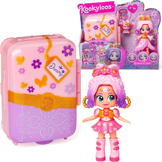 KookyLoos Dreamy Blossom kuffert med figur og tilbehør