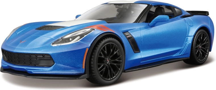 Maisto Corvette Grand Sport 2017 metalblå model 1:24
