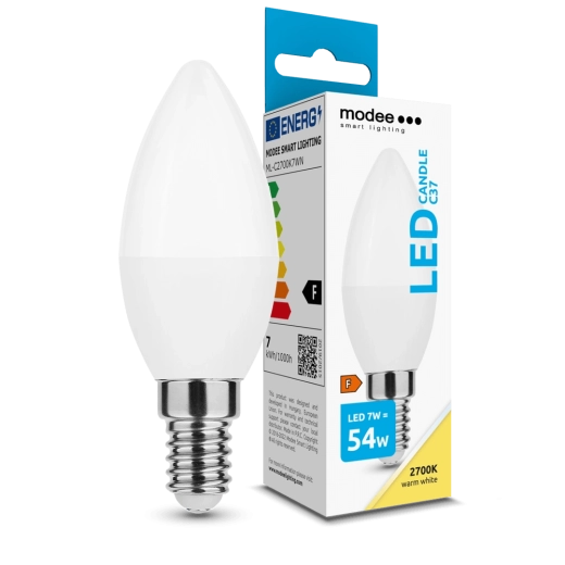 LED stearinlyspære 7 W E14 2700 K 700 lm 200° Modee Lighting