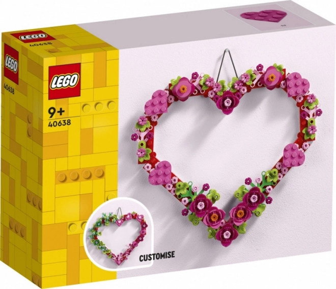 LEGO hjerteformet pynt