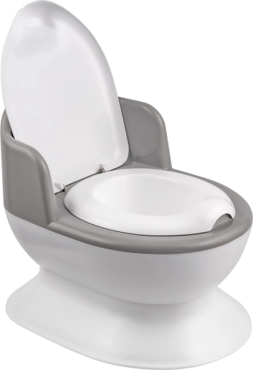 Maltex potte bærbart toilet – hvid/grå