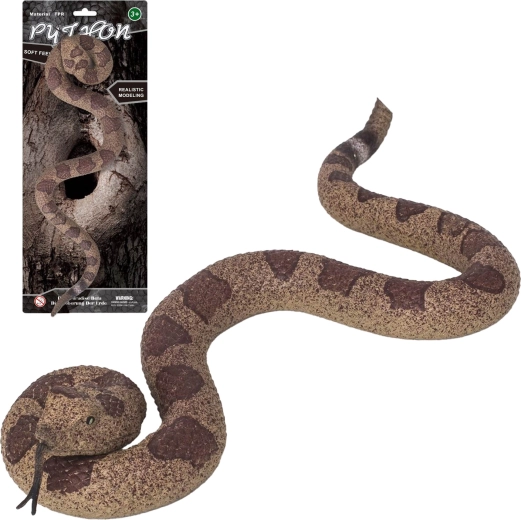 Sparkys realistiske model af klapperslange (rattlesnake) 46 cm