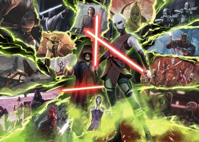Ravensburger puslespil Star Wars skurke: Asajj Ventress 1000 brikker