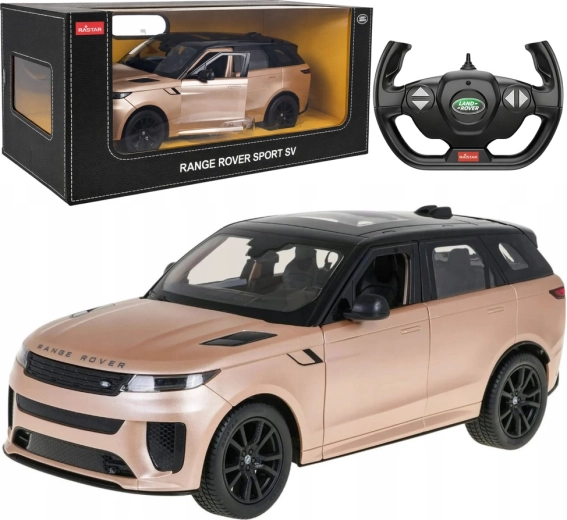 Rastar RC RANGE ROVER SPORT SV 1:14 gylden fjernstyret model