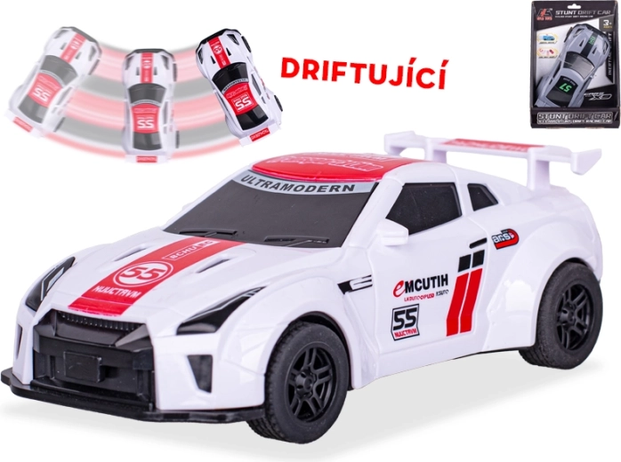 Driftebil med friktionsmotor 16 cm